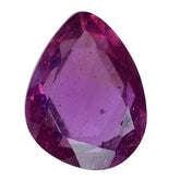 PINK SAPPHIRE (GLASS FILLED) ROSE CUT BACK IRREGULAR PEAR 8.50X6.50MM 1.58 Cts.