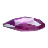 PINK SAPPHIRE (GLASS FILLED) ROSE CUT BACK IRREGULAR PEAR 13.50X10.50MM 4.39 Cts.