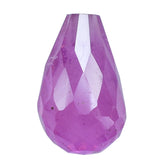 PINK SAPPHIRE FACETED DROPS (HALF DRILL) 8X5MM 2.16 Cts.