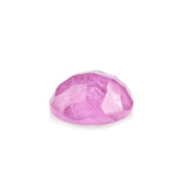 PINK SAPPHIRE (GLASSFILLED) CHECKER ROUND CAB 6MM 1.12 Cts.