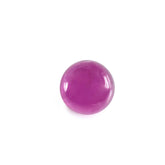 PINK SAPPHIRE (GLASSFILLED) PLAIN ROUND CAB 5.00X5.00MM 0.76 Cts.