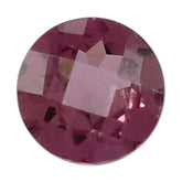PINK TOURMALINE CHECKER CUT ROUND 3MM 0.12 Cts.