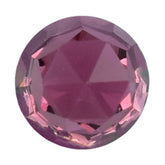 PINK TOURMALINE HIGH DOME ROSE CUT ROUND DIAMOND CUT BACK 4MM 0.26 Cts.
