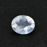 QUARTZ BLUE MOON CHECKER CUT (A/CLEAN) OVAL 12.00X10.00 MM 3.79 Cts.