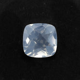 BLUE MOON QUARTZ CHECKER CUT CUSHION (A/CLEAN) 10.00X10.00 MM 3.93 Cts.