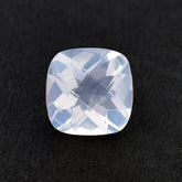 QUARTZ BLUE MOON CHECKER CUT (A/CLEAN) CUSHION 11.00X11.00 MM 4.65 Cts.