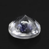 CRYSTAL CUT ROUND (WITH INSIDE IOLITE CUT ROUND 1.5MM) 8MM 1.86 Cts.