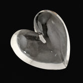 CRYSTAL LENTIL HEART (HALF DRILL) 20MM 29.21 Cts.