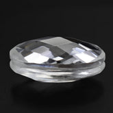 CRYSTAL BRIOLETTE OVAL WITH GROOVE IN GIRDLE 14X10MM 6.39 Cts.