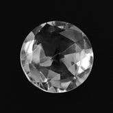 CRYSTAL ROSE CUT BRIOLETTE ROUND CAB 6MM 0.67 Cts.