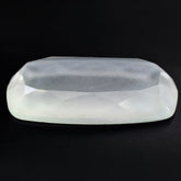 CRYSTAL CUT CUSHION WITH FROSTED BOTTOM 22X15MM 12.04 Cts.