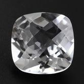 CRYSTAL CHECKER CUT CUSHION 10MM 3.72 Cts.