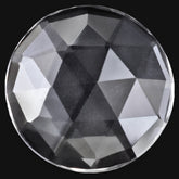 CRYSTAL ROSE CUT ROUND CAB 20MM 13.09 Cts.