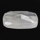 CRYSTAL ROSE CUT CUSHION CAB WITH FROSTED BOTTOM (FLAT) 18MM 11.86 Cts.
