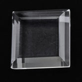 CRYSTAL SQUARE PLATES 14MM 7.83 Cts.