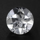 CRYSTAL PENTAGON ROUND WITH STAR CUT BACK (DES#43) 10MM 3.61 Cts.