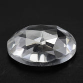 CRYSTAL ROSE CUT ROUND CAB 14MM 8.28 Cts.