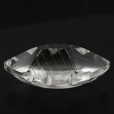 CRYSTAL BUFFTOP FISH CARVED BACK MARQUISE (DES#111) 20X11.50MM 10.17 Cts.