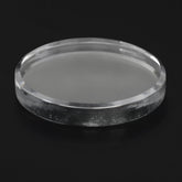 CRYSTAL ROUND PLATE 20MM 13.96 Cts.