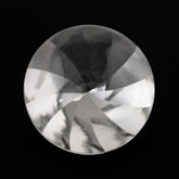 CRYSTAL BUFFTOP ROUND WITH TWISTED CONCAVE (DES#31) 12MM 5.30 Cts.