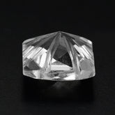 CRYSTAL CHECKER TOP PRINCESS BACK LAZER CUT SQUARE (DES#20) 6MM 1.08 Cts.