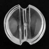 CRYSTAL LENTIL ROUND WITH CARVED BELT (FULL DRILL 1MM) (DES#25) 14MM 8.10 Cts.