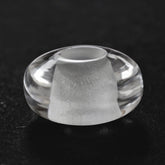 CRYSTAL ORGANIC ROUND BEADS (SI/HI) (DES#155) 14MM 9.75 Cts.