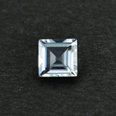 CRYSTAL QUARTZ MACHINE CUT SQUARE 5X5MM 0.55 Cts.