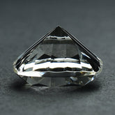 CRYSTAL QUARTZ CONCAVE CUT CUSHION 16X16MM 14.75 Cts.
