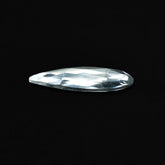 CRYSTAL ROCK QUARTZ ROSE CUT PEAR CAB (WHITE/CLEAN)24.50X15.00 MM 7.93 CTS