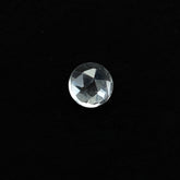 CRYSTAL ROCK QUARTZ ROSE CUT ROUND CAB (WHITE/CLEAN) 2.00X2.00 MM 0.04 CTS