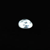 CRYSTAL ROCK QUARTZ ROSE CUT ROUND CAB (WHITE/CLEAN) 2.00X2.00 MM 0.04 CTS