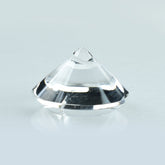 CRYSTAL ROCK QUARTZ SRIRAL CUT ROUND (WHITE)(CLEAN) 15.00X15.00 MM 10.34 CTS