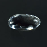 CRYSTAL ROCK QUARTZ PLAIN LENTIL OVAL (WHITE)(SI) 40.00X20.00 MM 91.70 CTS