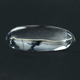 CRYSTAL ROCK QUARTZ PLAIN LENTIL OVAL (WHITE)(SI) 40.00X20.00 MM 91.70 CTS