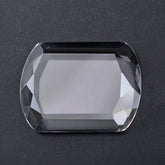 CRYSTAL TABLE CUT FLAT BOTTOM SHIELD CAB 20X15MM 9.68 Cts.
