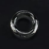 CRYSTAL PLAIN ROUND RING 22MM 14.01 Cts.