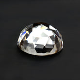 CRYSTAL ROSE CUT ROUND CAB (HIGH DOME) 18MM 21 Cts.