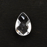 CRYSTAL BRIOLETTE PEAR GROOVE IN GRIDDLE 12X8MM 3.28 Cts.