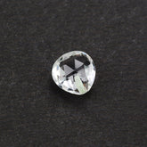 CRYSTAL ROSE CUT BRIOLETTE PEAR TABEEZ (HALF DRILL) 8MM 1.95 Cts.