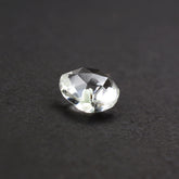 CRYSTAL ROSE CUT BRIOLETTE PEAR TABEEZ (HALF DRILL) 8MM 1.95 Cts.