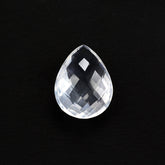 CRYSTAL BRIOLETTE PEAR (SEMI MILKY) 20X15MM 15.18 Cts.