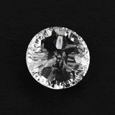 CRYSTAL CONCAVE BRIOLETTE ROUND WITH BUBBLE 15MM 10.20 Cts.