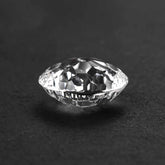CRYSTAL CONCAVE BRIOLETTE ROUND WITH BUBBLE 15MM 10.20 Cts.
