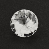 CRYSTAL BUFFTOP ROUND WITH TWISTED CONCAVE (DES#31) 15MM 11.15 Cts.
