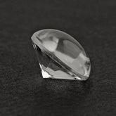 CRYSTAL BUFFTOP ROUND WITH TWISTED CONCAVE (DES#31) 15MM 11.15 Cts.