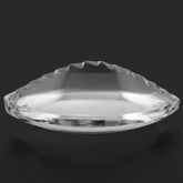 CRYSTAL BUFFTOP ZIP CUT BACK MARQUISE (DES#106) 20X12MM 9.75 Cts.