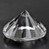 CRYSTAL CONCAVE STRAIGHT FACET ROUND (DES#77) 14MM 8.79 Cts.
