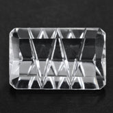 CRYSTAL CONCAVE LIGHTENING CUT OCTAGON (DES#99) 14X9MM 5.00 Cts.