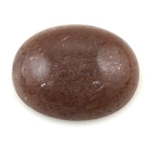 RED FLAKE FELDSPAR OVAL CAB 25X19MM 31.00 Cts.